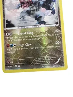 Druddigon - 83/114 XY: Steam Seige - Rare Reverse Holo - NM Pokemon Card - Image 3
