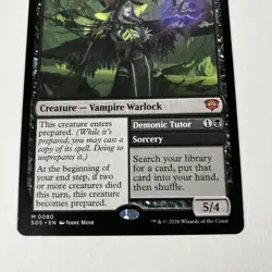 MTG Emeritus of Woe NM Secrets of Strixhaven Magic Card 80 - Image 3