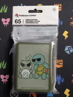 Pokemon TCG: Substitute & Squirtle Card Sleeves (65 Sleeves) Pokemon Center - Image 1