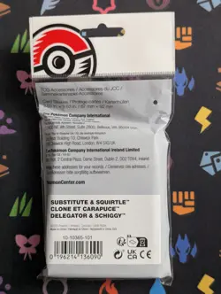 Pokemon TCG: Substitute & Squirtle Card Sleeves (65 Sleeves) Pokemon Center - Image 2