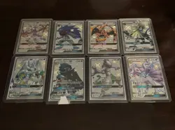 Set of 8 Hidden Fates Shiny Vault Near Mint Condition Cards - Image 1
