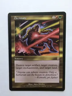 MTG Decimate (ODY) Odyssey Regular Rare 287/350 - Image 1