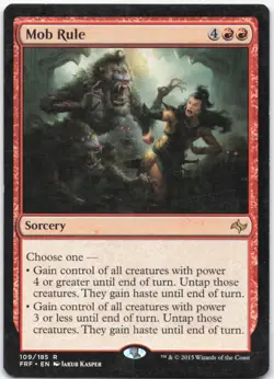 Mob Rule Normal R Fate Reforged 109 LP - Image 1