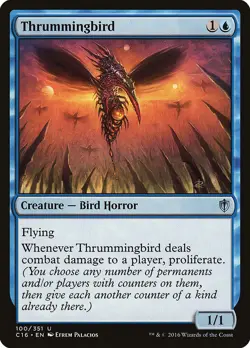 Thrummingbird Commander 2016 HEAVILY PLD Blue Uncommon MAGIC MTG CARD ABUGames - Image 1