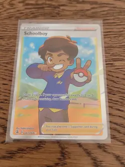 Pokemon Fusion Strike Schoolboy 261/264 HOLO PACK FRESH NM - Image 1