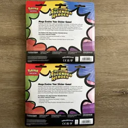 Lot(2) Pokemon Ascended Heroes Charmander Tech Sticker Collection 3-Pack Blister - Image 2