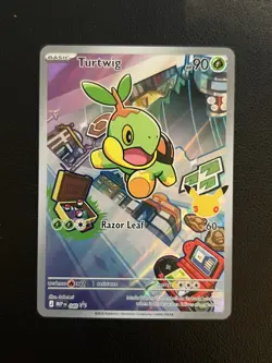 Pokemon Turtwig MEP 040 First Partner Illustration Rare Promo 30th Anniversary - Image 1