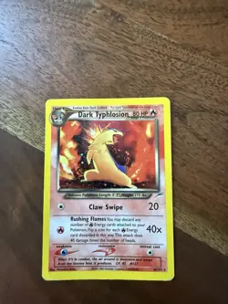 Pokemon TCG Dark Typhlosion Neo Destiny 10/105 Holo Rare Unlimited - Image 2