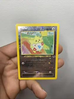 2001 Pokemon Southern Islands Reverse Holo Togepi 4/18 - Image 1