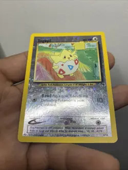 2001 Pokemon Southern Islands Reverse Holo Togepi 4/18 - Image 5