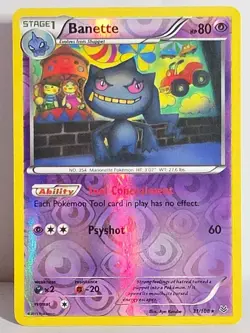 Banette 31/108 Reverse Holo XY Roaring Skies MP-LP Pokemon TCG - Image 1