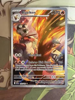 Blaziken - Sv10: Destined Rivals 192/182 - Illustration Rare Holo - Pokemon TCG - Image 1