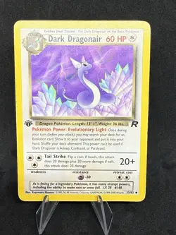 Pokemon TCG 1st Edition Dark Dragonair Uncommon Team Rocket 33/82 - Image 1