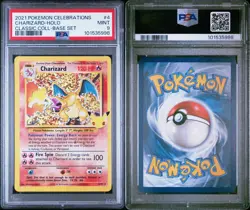 2021 POKEMON CELEBRATIONS COLLECTION #4 CHARIZARD-HOLO CLASSIC COLL-BASE Rare - Image 2