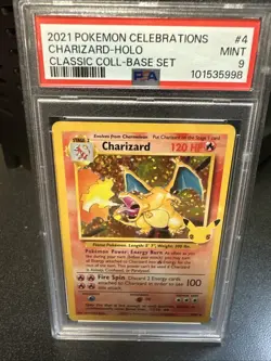 2021 POKEMON CELEBRATIONS COLLECTION #4 CHARIZARD-HOLO CLASSIC COLL-BASE Rare - Image 4