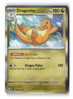 Dragonite 149/165 Rare 151 Pokemon Holo Near Mint - Image 1
