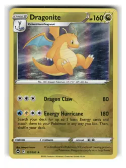 Dragonite 131/195 Holo Rare Silver Tempest Pokemon Holo Near Mint - Image 1