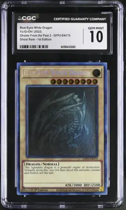 Blue-eyes White Dragon GFP2-EN175 1st Edition Yu-gi-oh! CGC 10 Gem Mint *082 - Image 1