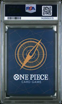 2025 ONE PIECE OP12 ALTERNATE ART #037 DEAD MAN'S GAME PSA 10 - Image 2