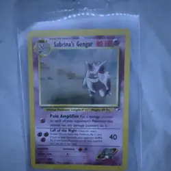 Pokemon Sabrina's Gengar 014/132 Gym Heroes Holo Rare 80 HP English Card - Image 3