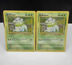 2x Pokemon TCG Bulbasaur Classic Collection Holo Card 001/034 CLV - Image 1