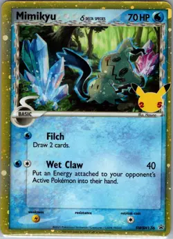 Mimikyu (Delta Species) SWSH136 SWSH: Sword & Shield Promo - Pokemon Card - NM - Image 1