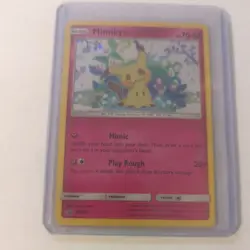 Pokemon TCG Mimikyu SM163 Sun & Moon Promo Holo Basic Fairy Card - Image 1