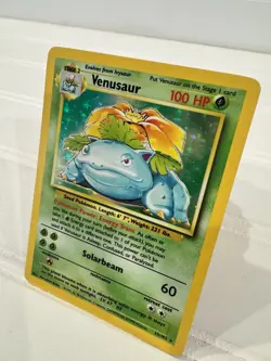 Pokemon TCG Venusaur Holo Rare Card 15/102 Base Set 1999 Unlimited - Image 4