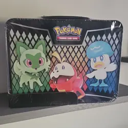 Pokemon Collector Chest Kit 2023 Sealed Booster Packs Sprigatito Fuecoco Quaxly - Image 2