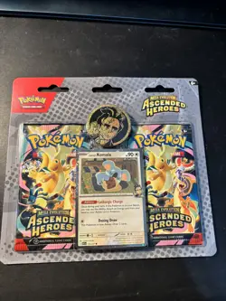 Pokemon TCG - Ascended Heroes 2 Pack Collection Blister Larry's Komala SEALED - Image 1