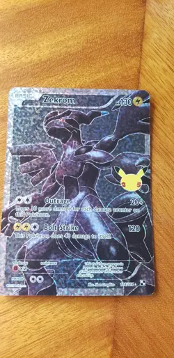 Pokemon Zekrom Celebrations Classic Collection Holo 114/114 Basic 130 HP - Image 3