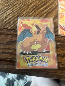 Pokemon Topps Charizard Lot (4 Cards) – Holo + Blue & Black Label + E-Series - Image 4