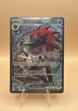 Pokemon TCG N's Zoroark Ex SIR 286/217 Ascended Heroes English NM Excellent - Image 1