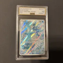 2025 POKEMON EN-JOURNEY TOGETHER ILLUSTRATION RARE #161 ARTICUNO AGS 10 Gold - Image 1