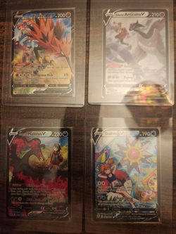 Pokemon Tcg Galarian Zapdos V TG16 Articuno V TG17 Moltres V TG19 Starmie V TG2… - Image 1