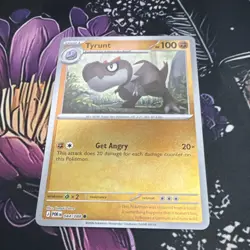 Pokemon TCG Tyrunt 044/088 POR: Reverse Holo Stage 1 Dinosaur Pokemon HP100 2016 - Image 1