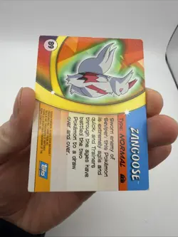 Topps Pokemon Advanced Challenge Zangoose #89 Silver Holo Foil Blue Label MP - Image 4