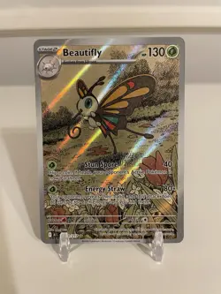 Pokemon TCG Beautifly 219/217 Ascended Heroes Illustration Rare MINT MT - Image 1