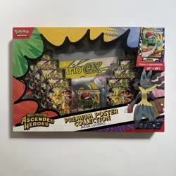 Pokemon TCG Ascended Heroes Premium Poster Collection Mega Lucario Brand New - Image 1