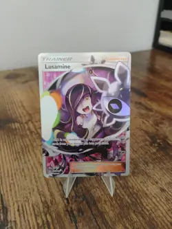 2018 Pokemon Ultra Prism Ultra Rare Lusamine 153/156 - Image 1