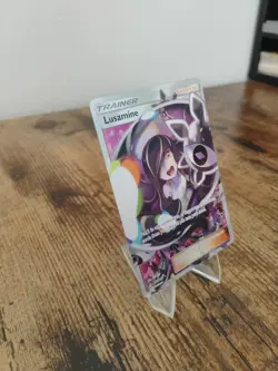 2018 Pokemon Ultra Prism Ultra Rare Lusamine 153/156 - Image 3