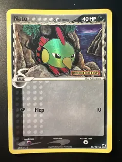 Natu 55/101 Dragon Frontiers Reverse Holo Common Pokemon Card VLP - Image 1
