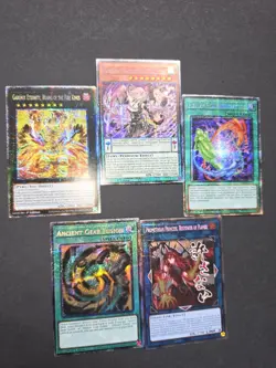 Yu-Gi-Oh! TCG Lot Of 5 Starlight Rare Cards From Rarity Collection 5 NM - Image 1