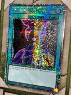 Yugioh CHANGE OF HEART Quarter Century Secret Rare RA01-EN050 - Image 1