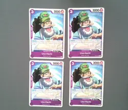 Uso-Hachi R ST18-001 Playset ×4 One Piece TCG PRB02 Reprint English - Image 1