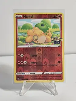 Pokemon GO Spinarak 006/078 & Numel 013/078 ***DITTO PEEL CARDS*** - Image 2