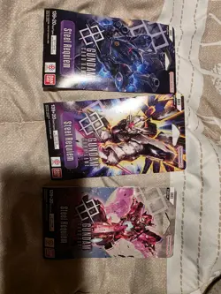 Gundam Card Game GD-03 Steel Requiem Sleeved Booster Pack 3 Art Set TCG (3) - Image 1