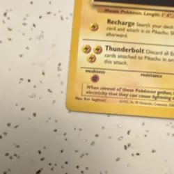 Pokemon Pikachu 4 Wizards Black Star Promo Rare Regular 50 HP Card English - Image 2