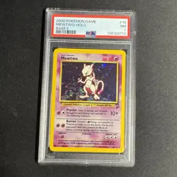 PSA 7 Pokemon Base Set II Mewtwo Holo Card – 10/130 NEAR-MINT (NM) - Image 1