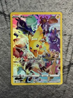 Pokemon TCG - Pikachu 160/159 - Crown Zenith Full Art Holo Card NM - Image 1